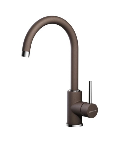 Смеситель для кухни темный шоколад Omoikiri Shinagawa-DC