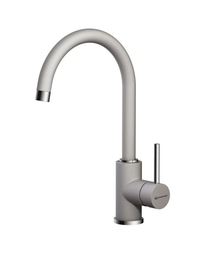 Смеситель для кухни ленинградский серый Omoikiri Shinagawa-GR