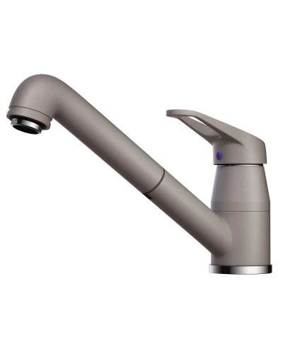 Смеситель для кухни ленинградский серый Omoikiri Tateyama-S-GR