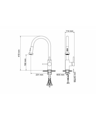 Смеситель для кухни Timo Saona 2316/00FL Хром