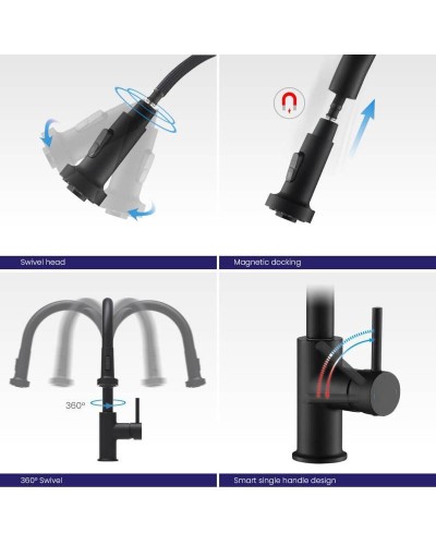 Смеситель для кухни Timo Saona 2316/03FL Черный