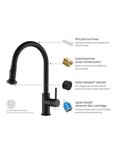 Смеситель для кухни Timo Saona 2316/03FL Черный