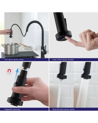 Смеситель для кухни Timo Saona 2316/03FL Черный