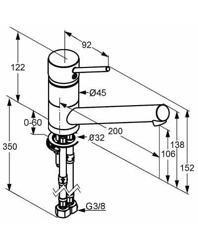 Смеситель для кухни Kludi Scope 339330575 Хром
