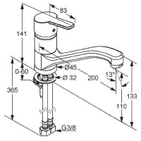 Смеситель для кухни Kludi Logo Neo 379130575 Хром