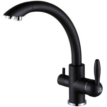 Смеситель для кухни Paulmark Essen Es213001-418 Черный металлик