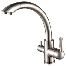 Смеситель для кухни Paulmark Essen Es213001-NI Никель