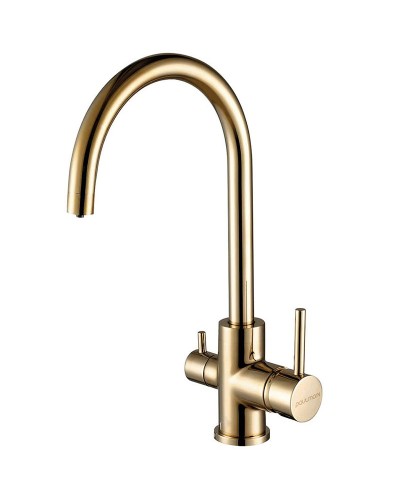 Смеситель для кухни Paulmark Essen Es213211-G Золото