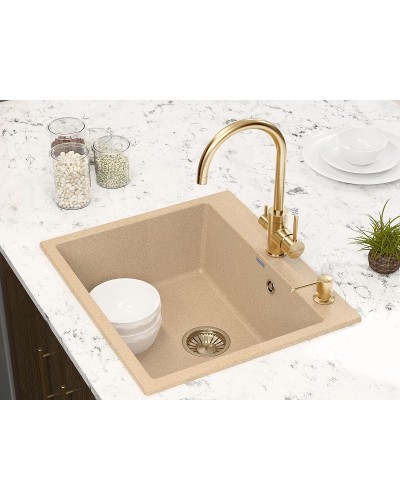 Смеситель для кухни Paulmark Essen Es213211-G Золото