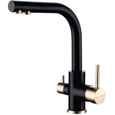Смеситель для кухни Paulmark Essen Es213011-401BR Антрацит Бронза