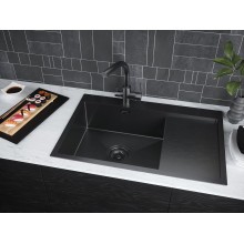 Смеситель для кухни Paulmark Essen Es213011-GM Вороненая сталь