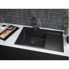 Смеситель для кухни Paulmark Essen Es213011-GM Вороненая сталь