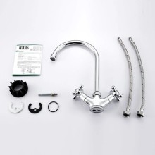 Смеситель для кухни IDDIS Jeals 59000T4C+W04