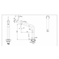 Смеситель для кухни Bravat Ozen F7354388CP-ENG Хром