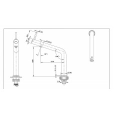 Смеситель для кухни Bravat Ozen F7354388CP-ENG Хром