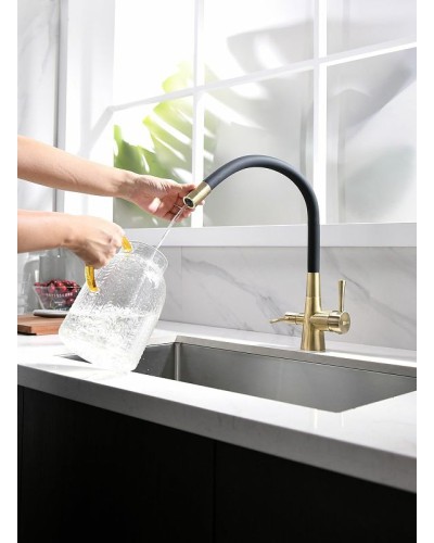 Смеситель для кухни Lemark Comfort LM3075B Бронза