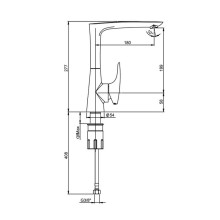 Смеситель для кухни Paini Verona VRCR572KM Хром