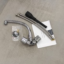 Смеситель для кухни Paini Tevere 10CR571FFQLMKM Хром