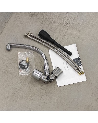 Смеситель для кухни Paini Tevere 10CR571FFQLMKM Хром