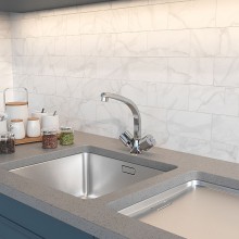 Смеситель для кухни Paini Tevere 10CR571FFQLMKM Хром