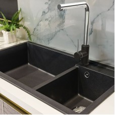 Смеситель для кухни Paini Piemonte PICR46H4 Темно-серый гранит Хром