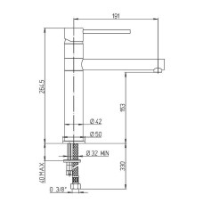 Смеситель для кухни Paini Cox 78CR583KM Хром