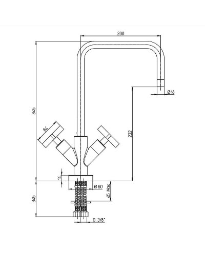 Смеситель для кухни Paini Lemon 83CR572KM Хром