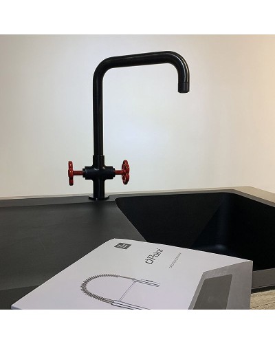 Смеситель для кухни Paini Garage 72PZ490RB599BREPT Черный матовый