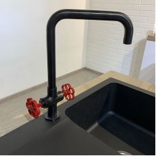 Смеситель для кухни Paini Garage 72PZ490RB599BREPT Черный матовый