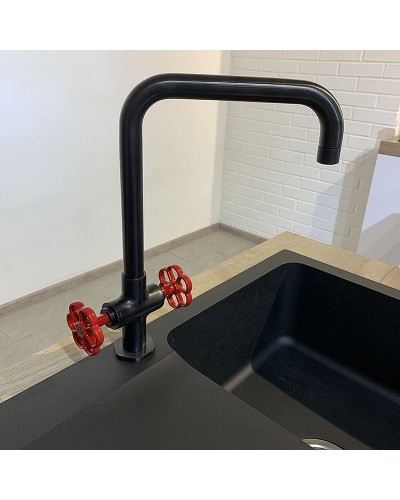 Смеситель для кухни Paini Garage 72PZ490RB599BREPT Черный матовый