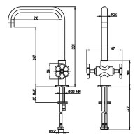 Смеситель для кухни Paini Garage 72CR490RB599BREPT Хром