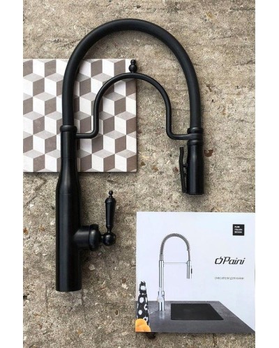 Смеситель для кухни Paini Botticelli 64PZ557BKM Черный матовый
