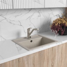 Смеситель для кухни Paini Pilot 04AV543KM Бежевый гранит