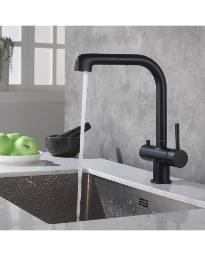 Смеситель для кухни Timo Saona 2346/03FL Черный