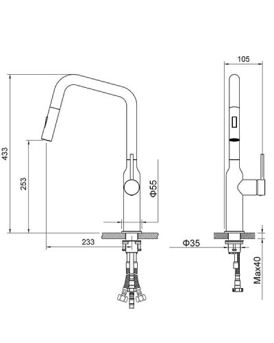 Смеситель для кухни Timo Saona 2386/02FL Антик