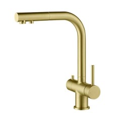 Смеситель для кухни Timo Saona 2356/17FL Золото матовое