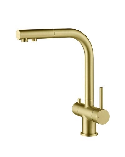 Смеситель для кухни Timo Saona 2356/17FL Золото матовое