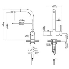 Смеситель для кухни Timo Saona 2356/17FL Золото матовое