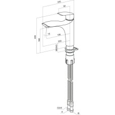 Смеситель для кухни Am.Pm Bliss L F5300000