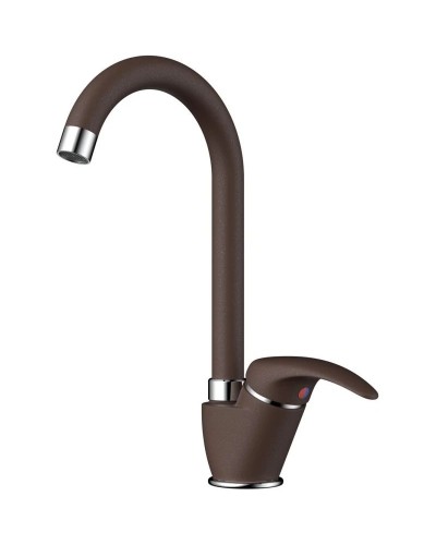 Смеситель для кухни темный шоколад Omoikiri Umi-DC