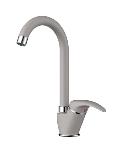 Смеситель для кухни ленинградский серый Omoikiri Umi-GR