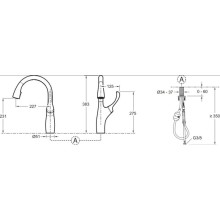 Смеситель для кухни Jacob Delafon Suzanne E72511-VS