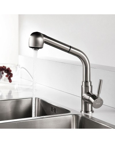 Смеситель для кухни WasserKRAFT Wern 4266 Хром матовый