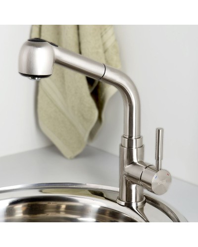 Смеситель для кухни WasserKRAFT Wern 4266 Хром матовый