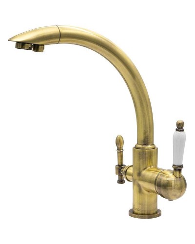 Смеситель для кухни Milacio Castellon Ceramic MC.513.BR Бронза