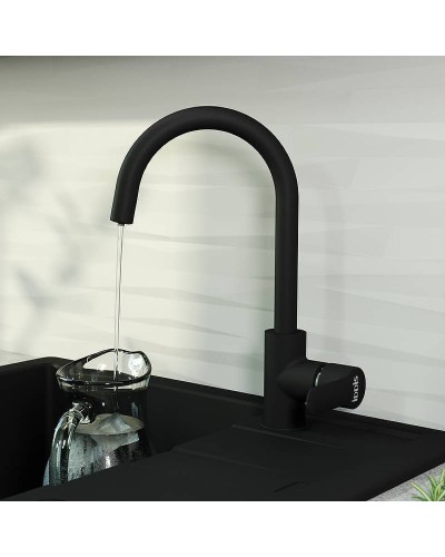 Смеситель для кухни Iddis Cuba CUBBLFJi05 Черный матовый