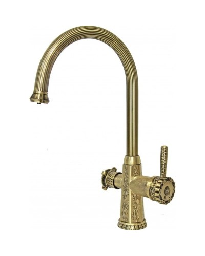 Смеситель для кухни с подключением к фильтру Zorg Antic A 54 KF-BR