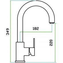 Смеситель для кухни Zorg Inox SZR-1564