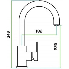 Смеситель для кухни Zorg Inox SZR-1564