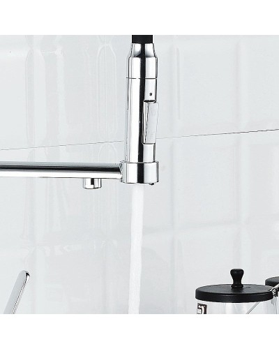 Смеситель для кухни Haiba HB76854 Хром Черный